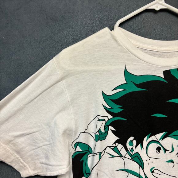 My Hero Academia Deku Graphic Tee White Anime Shirt Artwork Coquette Harajuk - Picture 8 of 12
